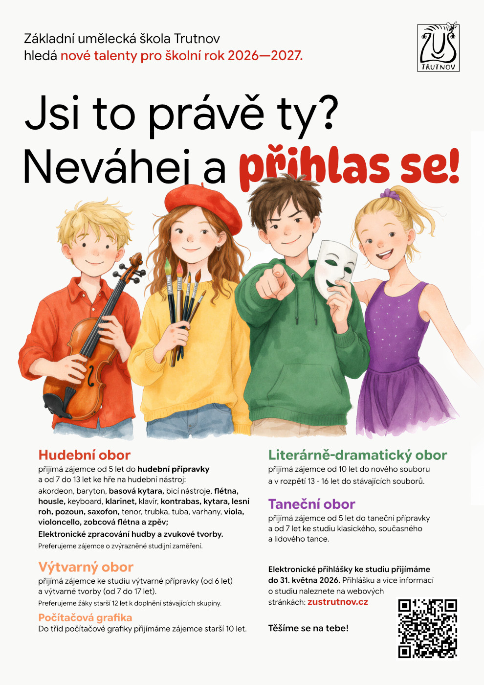 Nábor pro školní rok 2026/27